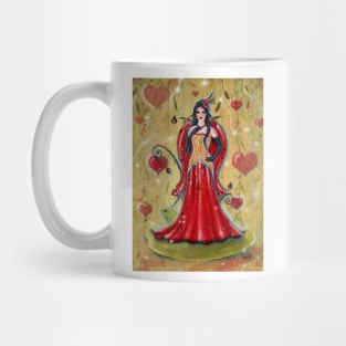 Ms Lady bug Fae by Renee Lavoie Mug